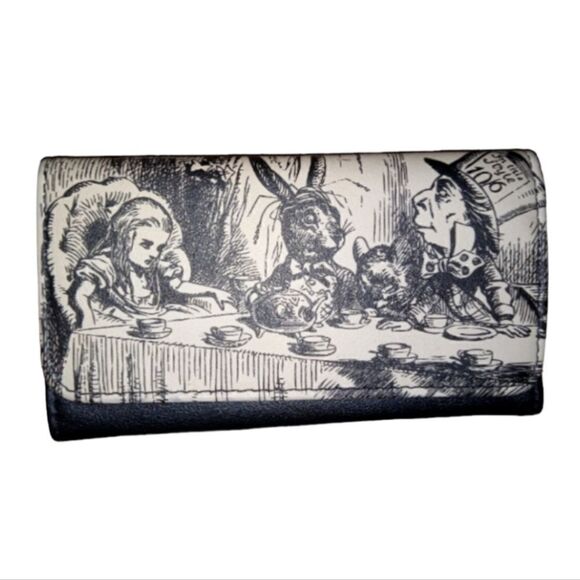 Alice In Wonderland Sketch Mini Backpack and Wallet